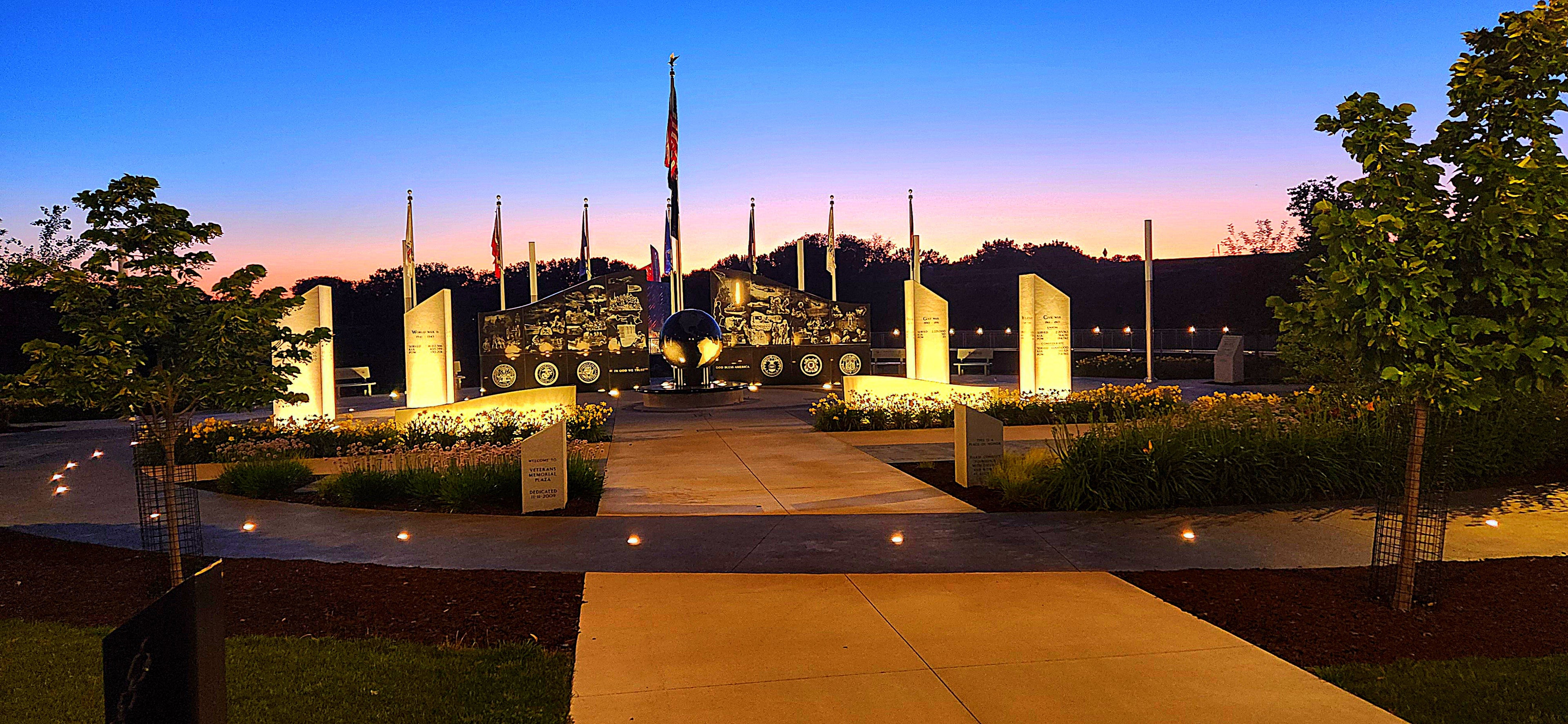 Twilight Honor — Veterans Memorial Fine Art Photography Print