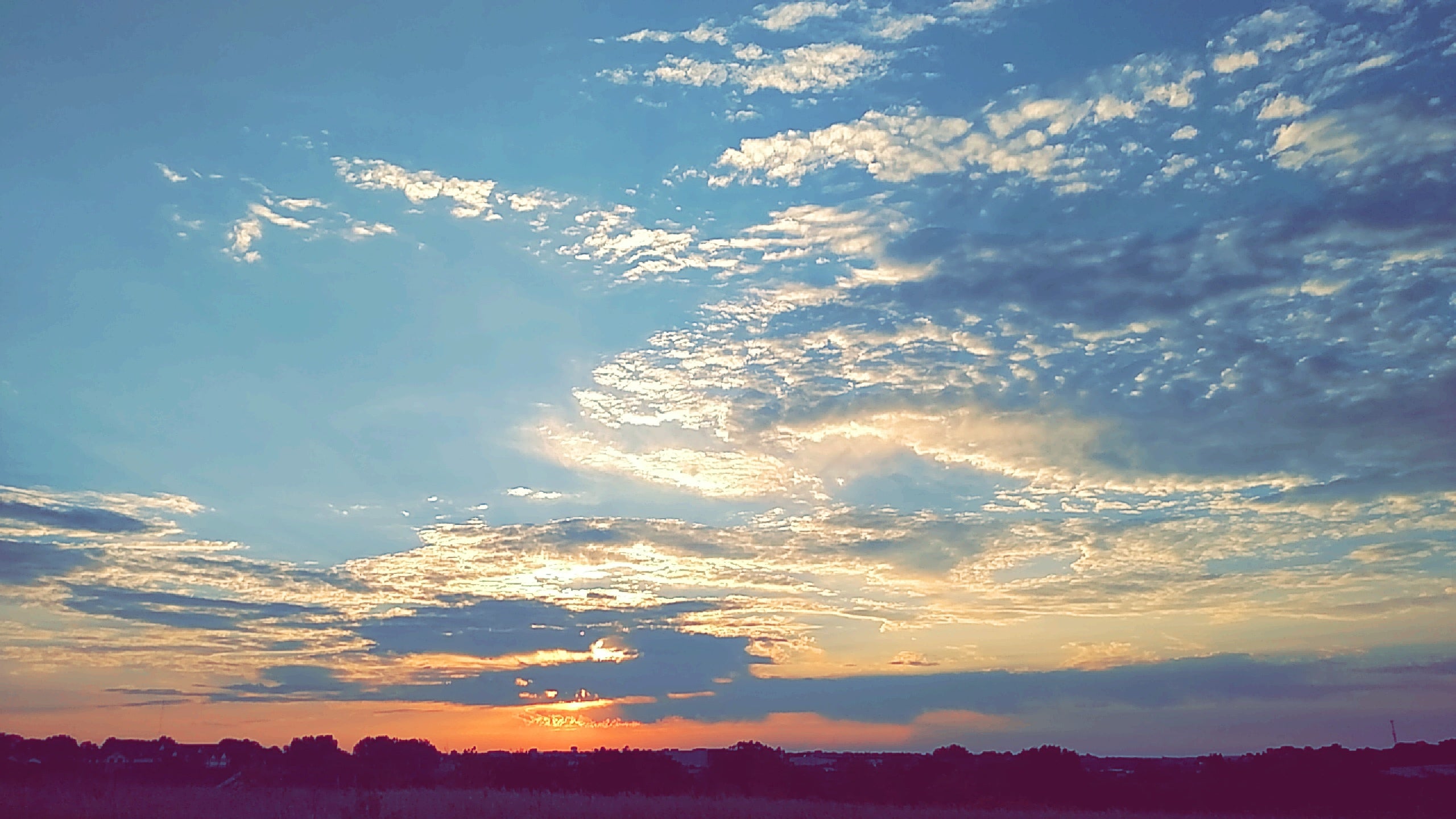 Heaven's Canvas — Sunset Sky Fine Art Photography Print